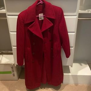 Red Wool Coat
